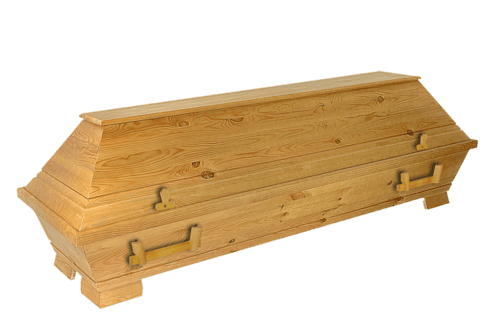 Sarg zur Bestattung auf dem Friedhof Frauenstein in Wiesbaden